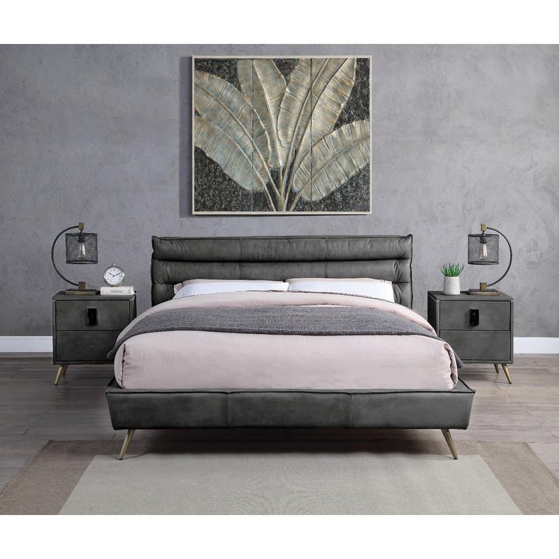 Acme Furniture Doris BD00563Q Queen Bed - Grey IMAGE 1