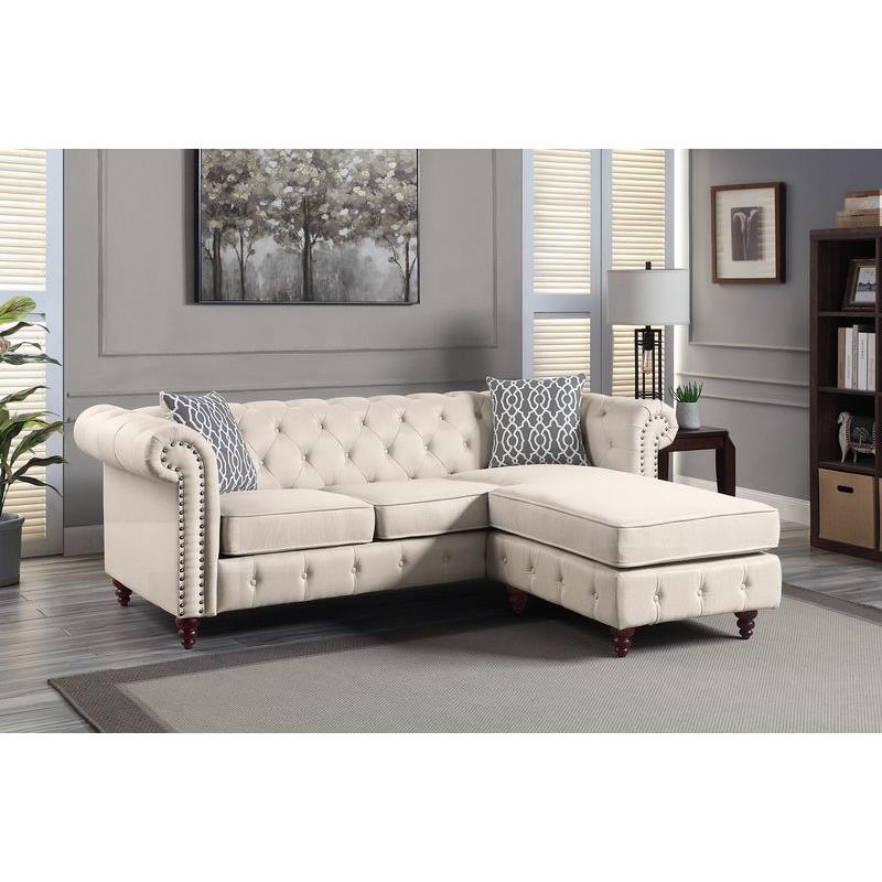 Acme Furniture Waldina LV00643 Sectional Sofa IMAGE 1