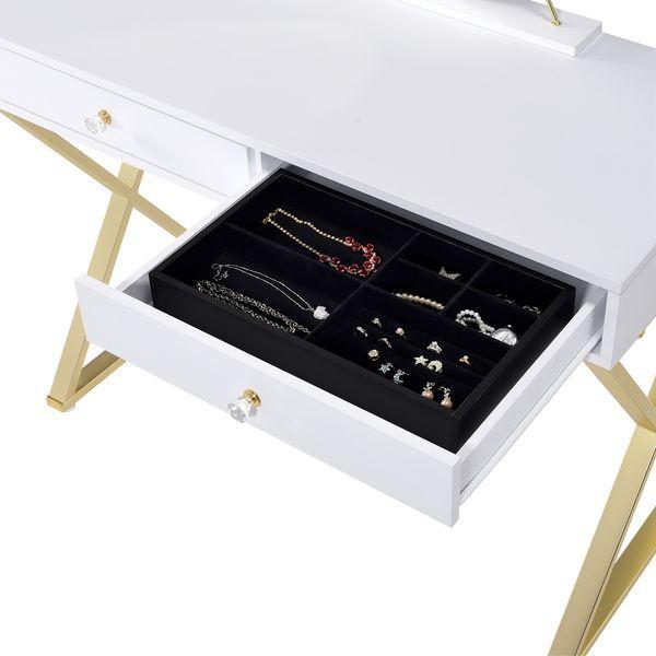 Acme Furniture Coleen AC00667 Vanity Desk - White IMAGE 5