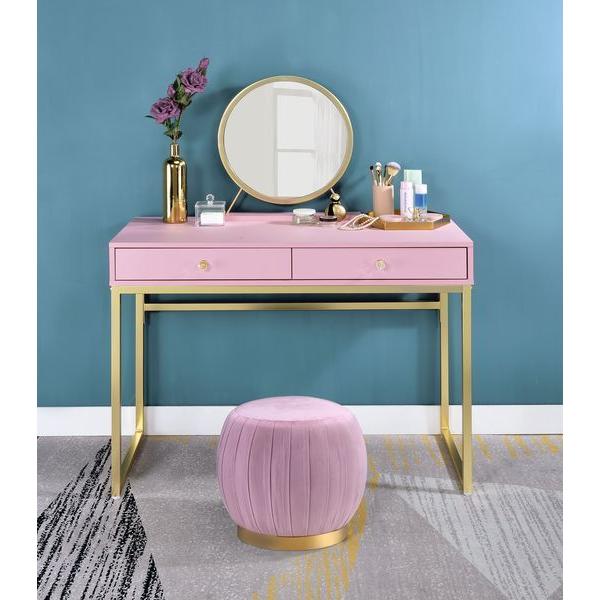 Acme Furniture Coleen AC00668 Vanity Desk - Pink IMAGE 6
