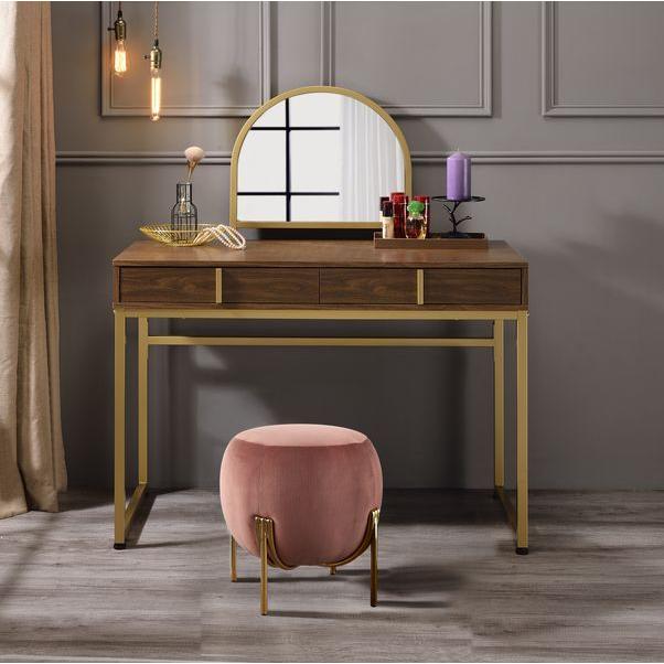 Acme Furniture Coleen AC00670 Vanity Desk - Brown IMAGE 6