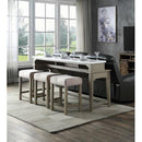 Acme Furniture Wandella DN00089 Dining Table with Stools - Oak IMAGE 1