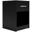  Signature Design by Ashley Finch EB3392-291 One Drawer Night Stand IMAGE 1