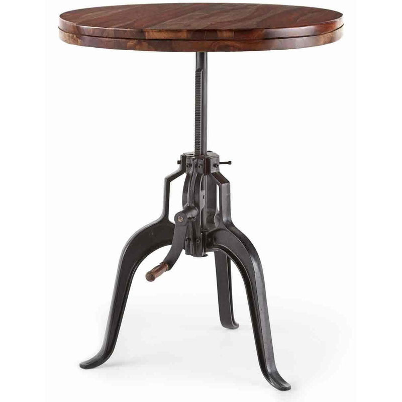 Steve Silver Furniture Round Sparrow Adjustable Height Dining Table with Pedestal Base SP300RT IMAGE 2