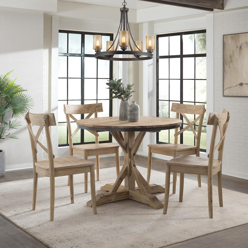  Elements International Callista Round Standard Height Dining Table IMAGE 7