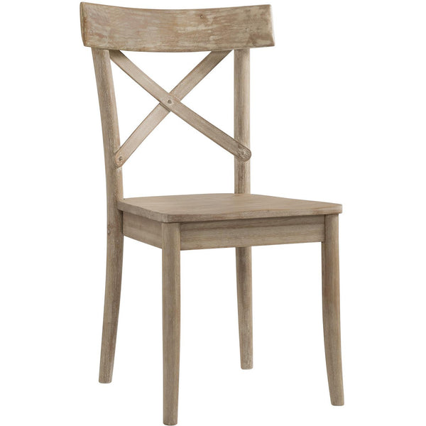  Elements International Callista X-Back Wooden Side Chair Set IMAGE 1