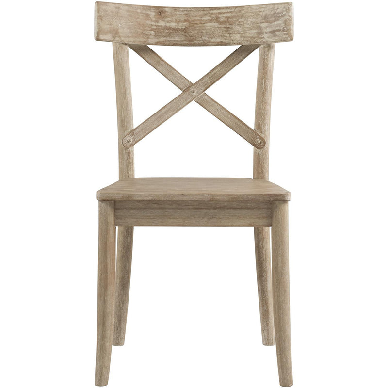  Elements International Callista X-Back Wooden Side Chair Set IMAGE 2