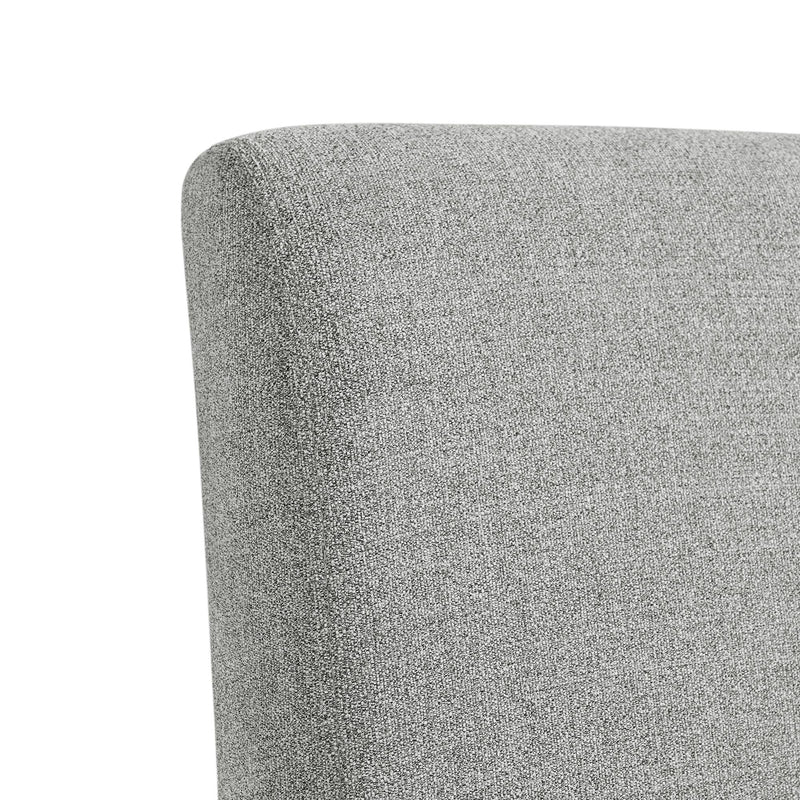  Elements International Nero Upholstered Arm Chair Set IMAGE 4