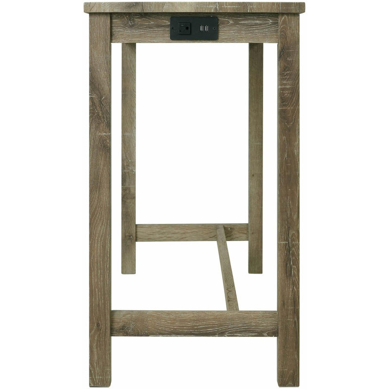  Elements International Oak Lawn Bar Table Single Pack (Table + Three Stools) IMAGE 5