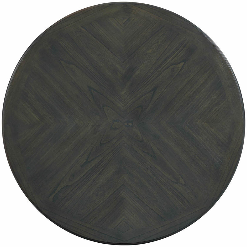  Elements International Amherst Dining Table w/Wood Leg Grey Finish IMAGE 3