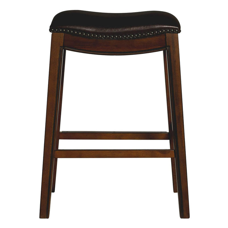  Elements International Fiesta Barstool 30" - Brown IMAGE 2