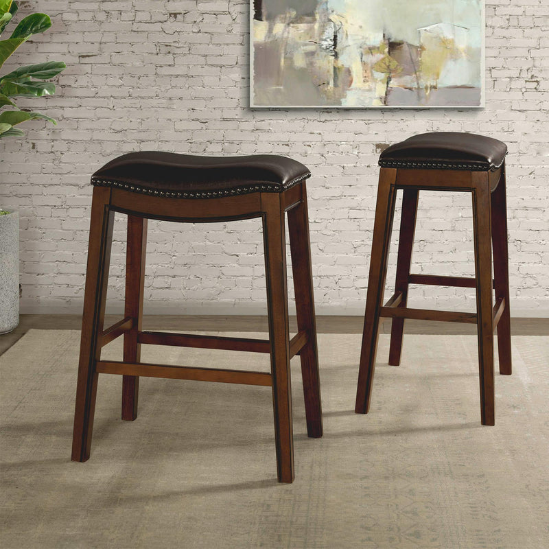  Elements International Fiesta Barstool 30" - Brown IMAGE 8