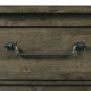  Elements International Maverick Nightstand w/USB Grey IMAGE 5