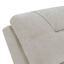  Elements International Dominick Chaise (K/D) In Amigo Linen IMAGE 5
