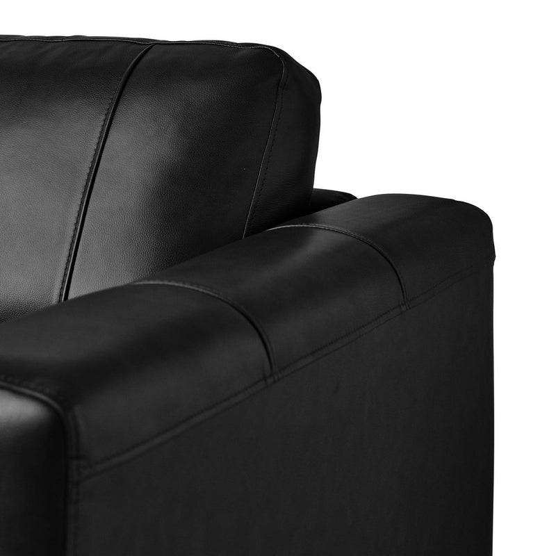  Elements International Hampton Sofa in Fiero Black IMAGE 4