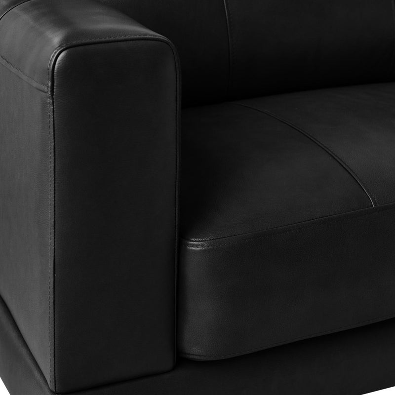  Elements International Hampton Sofa in Fiero Black IMAGE 5