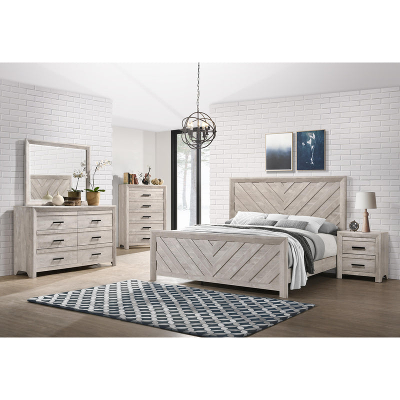  Elements International Ellen EL700FB Full Bed - White IMAGE 8