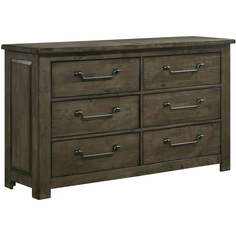  Elements International Maverick Dresser & Mirror Grey IMAGE 4