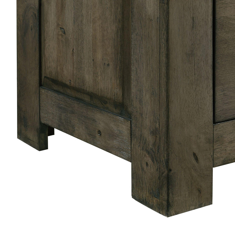  Elements International Maverick Dresser & Mirror Grey IMAGE 8