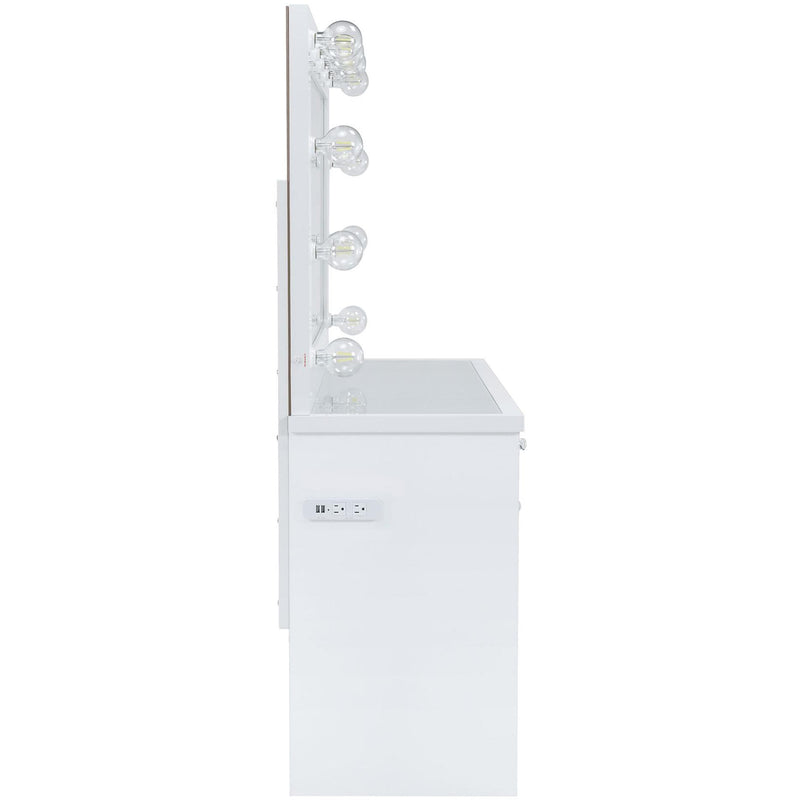  Elements International Amia Complete Vanity with Lightbulbs IMAGE 3