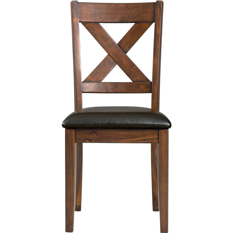  Elements International Alex Dining Side Chair - Espresso IMAGE 2