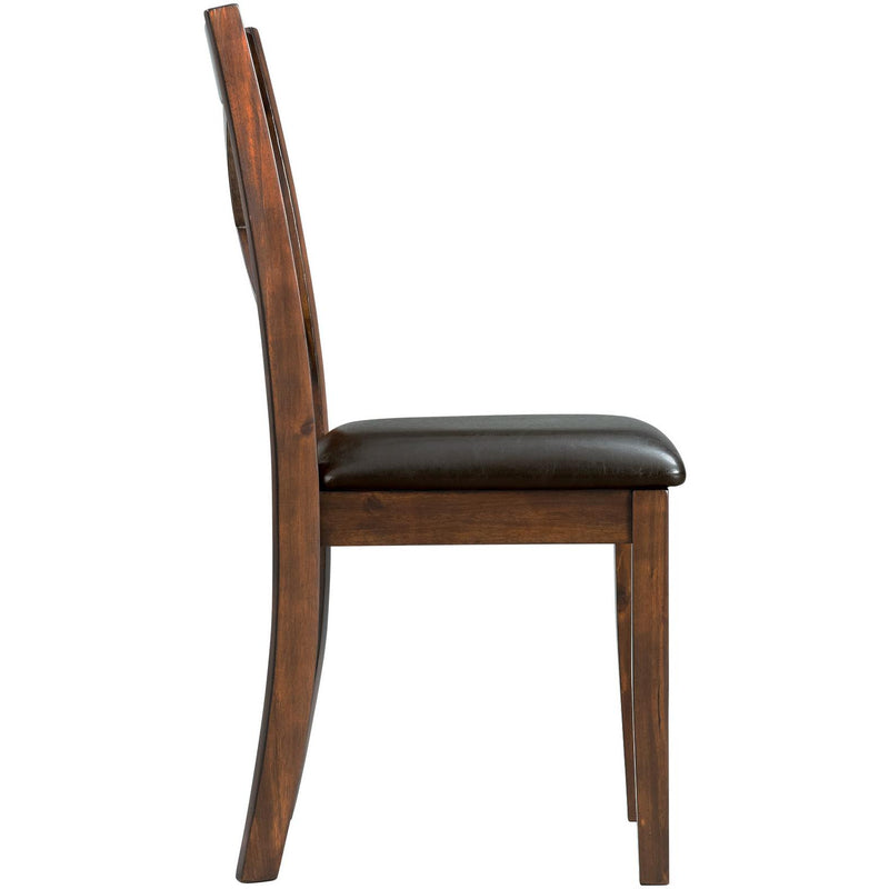  Elements International Alex Dining Side Chair - Espresso IMAGE 3