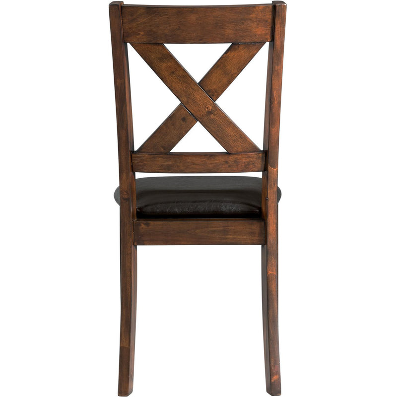  Elements International Alex Dining Side Chair - Espresso IMAGE 4