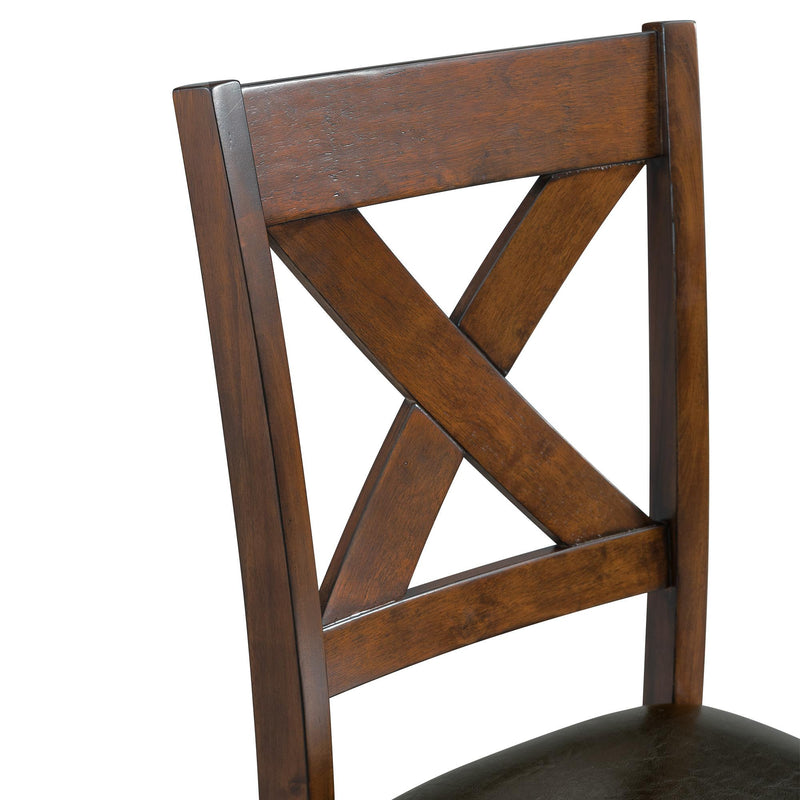  Elements International Alex Dining Side Chair - Espresso IMAGE 6