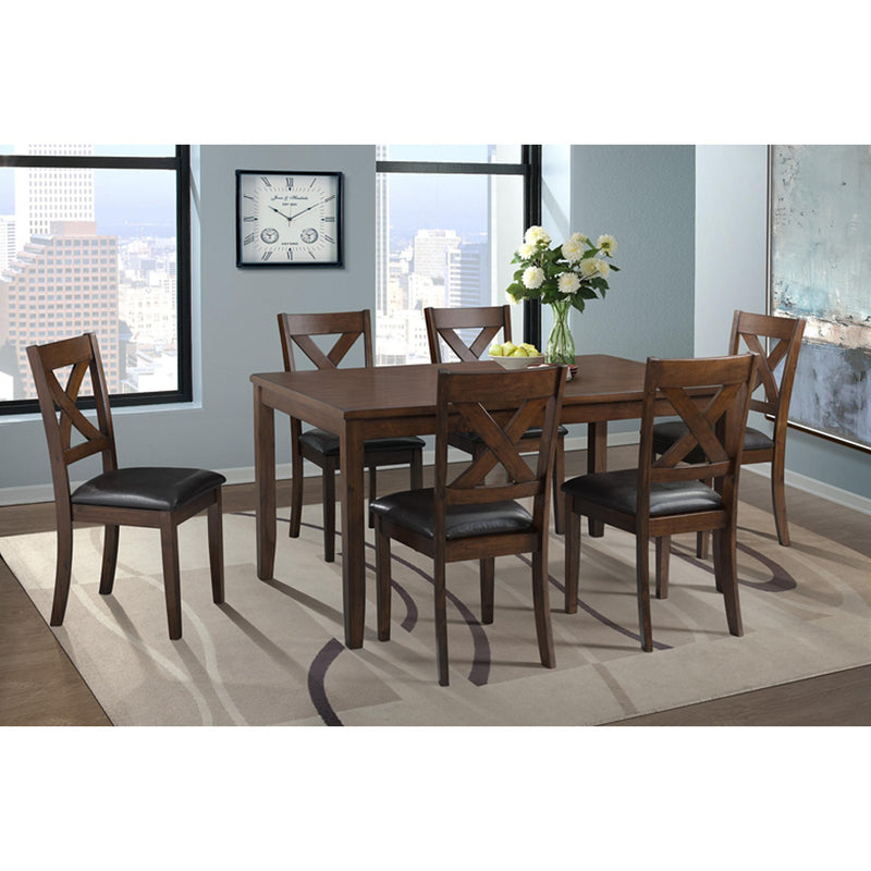  Elements International Alex Dining Side Chair - Espresso IMAGE 8