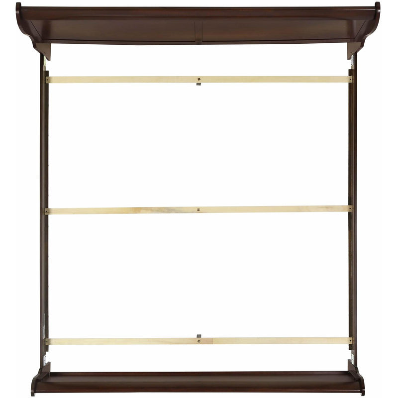  Elements International Louis Philippe King Panel Bed in Cherry IMAGE 3