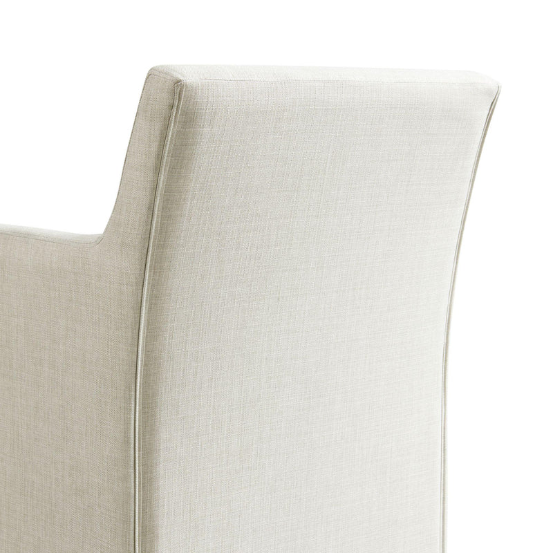  Elements International Collins Dining Arm Chair in Grey IMAGE 5
