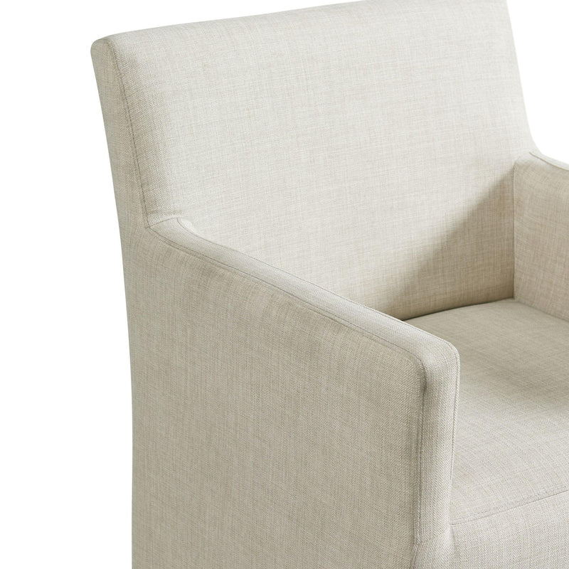  Elements International Collins Dining Arm Chair in Grey IMAGE 6