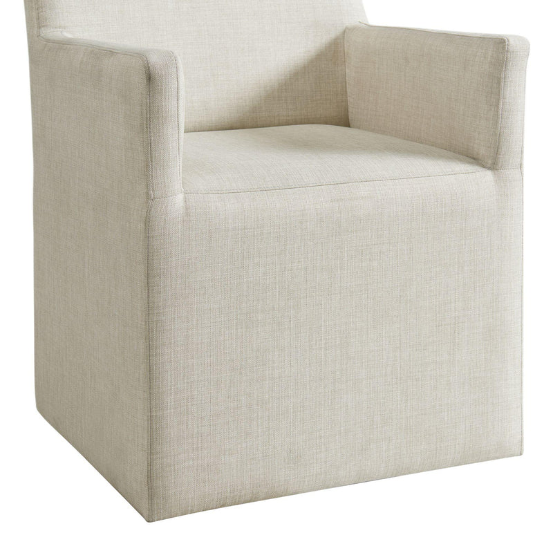  Elements International Collins Dining Arm Chair in Grey IMAGE 7