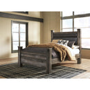 Signature Design by Ashley Wynnlow B440B7 Queen Upholstered Poster Bed IMAGE 2