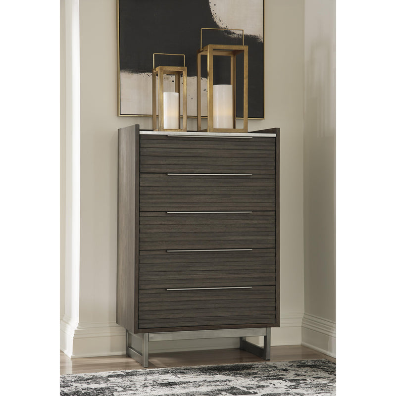  Ashley Arkenton B786-46 Five Drawer Chest IMAGE 5