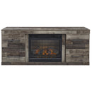 Signature Design by Ashley Derekson EW0200W7 TV Stand with Electric Fireplace IMAGE 2