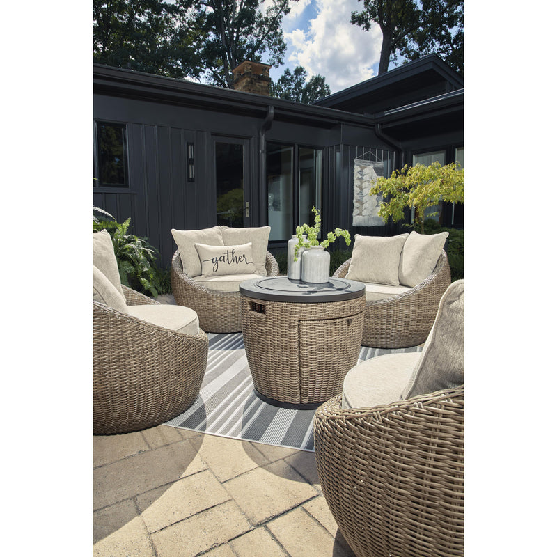  Signature Design by Ashley Danson P505-821 Swivel Lounge with Cushion IMAGE 9