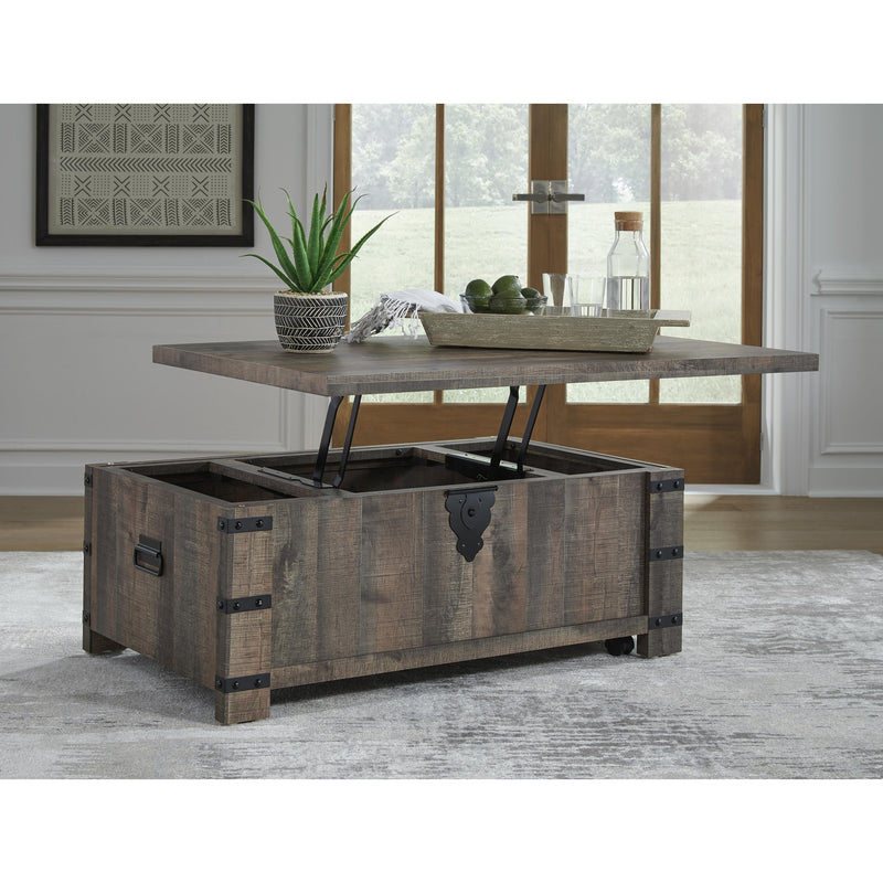  Signature Design by Ashley Hollum T466-9 Lift Top Cocktail Table IMAGE 6