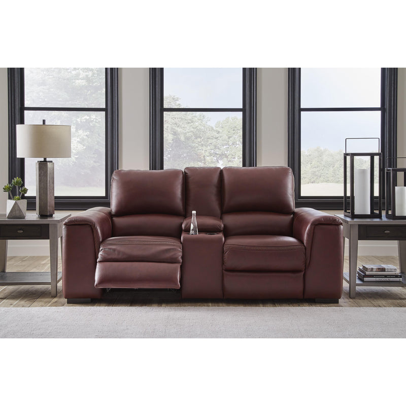  Signature Design by Ashley Alessandro U2550118 Power Reclining Loveseat with Console and Adjustable Headrest IMAGE 7