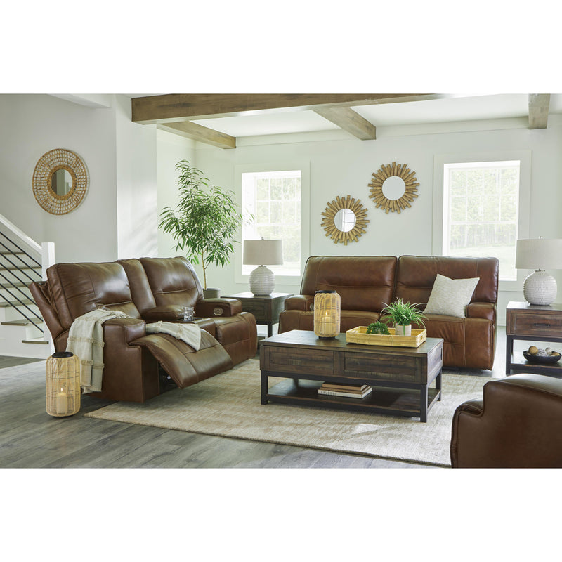  Signature Design by Ashley Francesca U2570518 Power Reclining Loveseat with Console and Adjustable Headrest IMAGE 12
