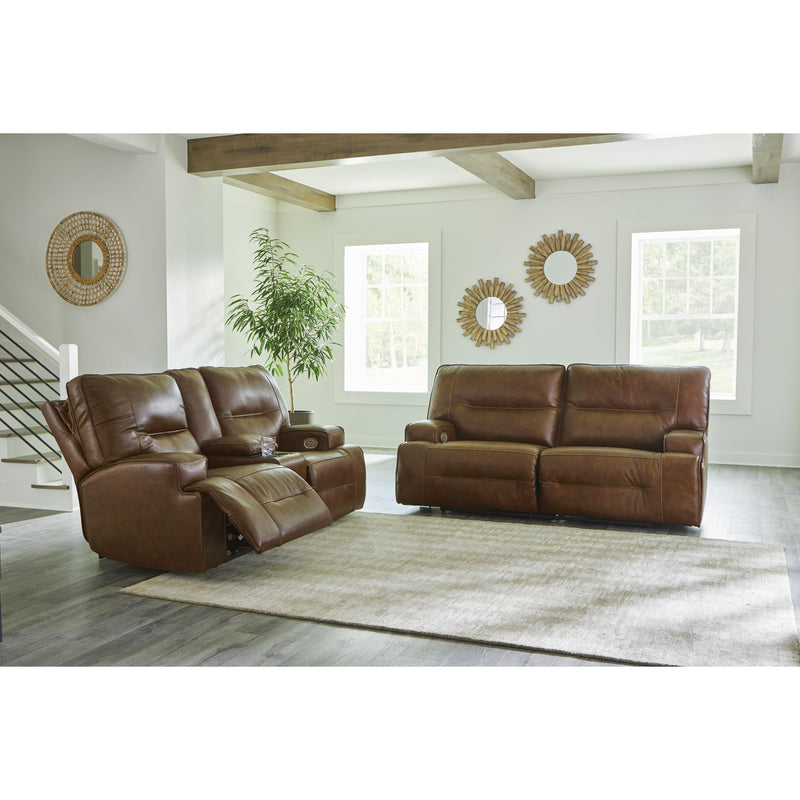  Signature Design by Ashley Francesca U2570518 Power Reclining Loveseat with Console and Adjustable Headrest IMAGE 9