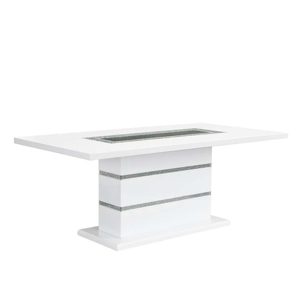 Acme Furniture Elizaveta DN00814 Dining Table with Pedestal Base IMAGE 1