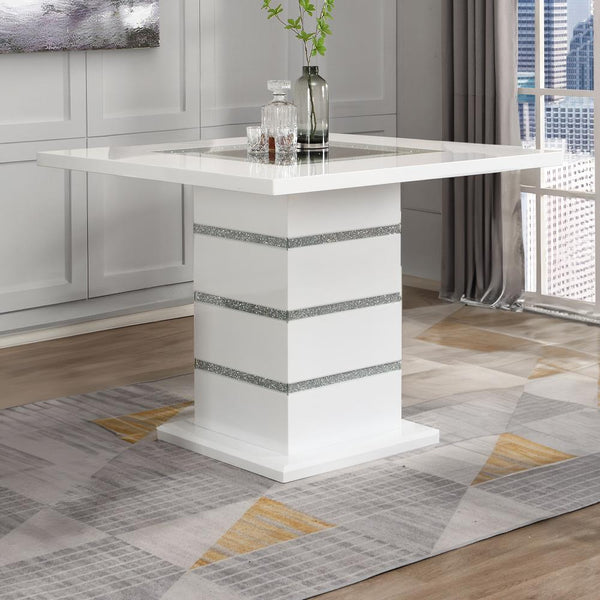 Acme Furniture Elizaveta DN00817 Counter Height Table with Pedestal Base IMAGE 1