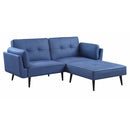 Acme Furniture Nafisa LV00823 Adjustable Sofa & Ottoman IMAGE 2