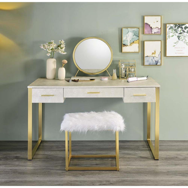Acme Furniture Myles AC00841 Vanity Set with USB IMAGE 1