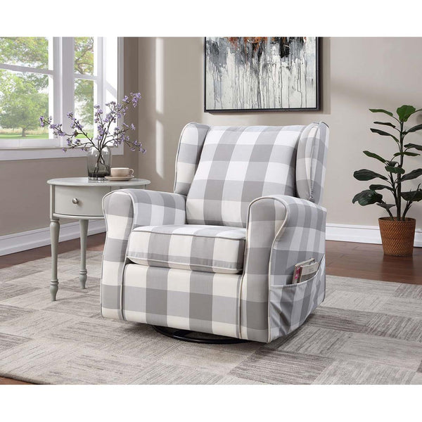 Acme Furniture Patli LV00922 Swivel Chair with Glider IMAGE 1