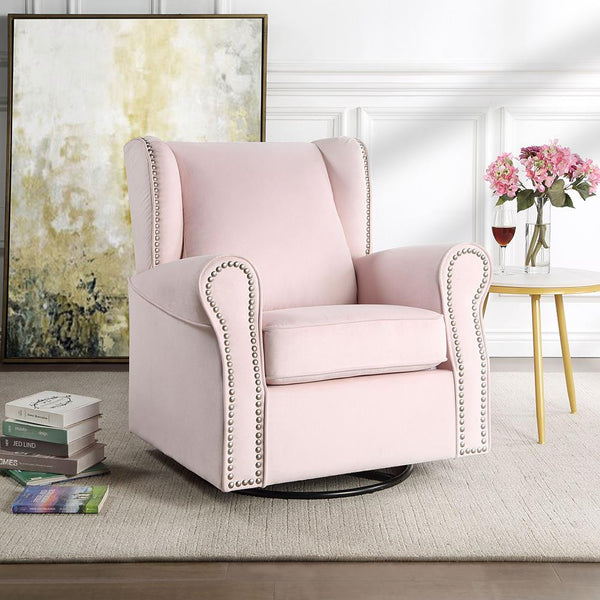 Acme Furniture Tamaki LV00923 Swivel Chair with Glider IMAGE 1