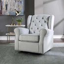 Acme Furniture Zeger LV00924 Swivel Chair with Glider IMAGE 1