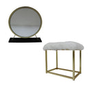 Acme Furniture Adao AC00931 Vanity Mirror & Stool IMAGE 2