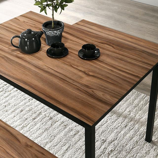 Furniture of America Tripoli CM3202BR-T-3PK 3 Pc. Dining Set IMAGE 4